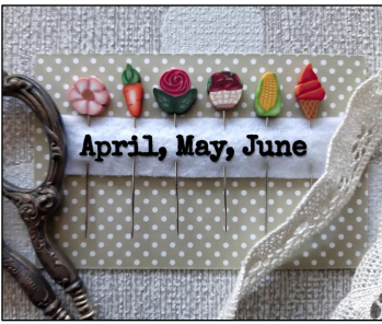 When I Think Of: April/May/June Pins Set
