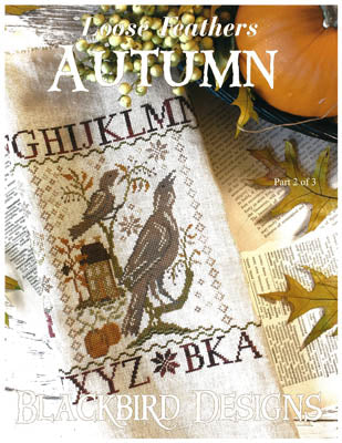 Loose Feathers 2011 - Autumn - Cross Stitch Pattern by Blackbird Designs