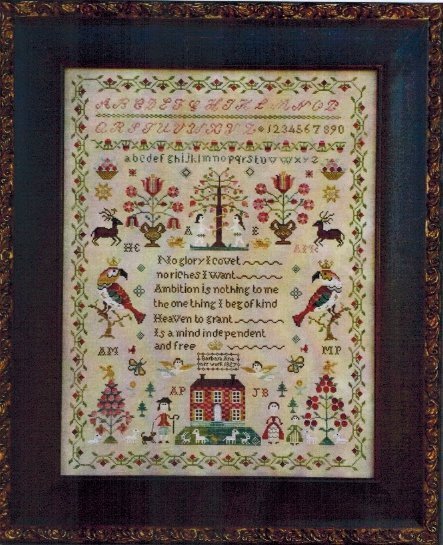 The Snooty Parrots Sampler - Cross Stitch Pattern by Barbara Ana