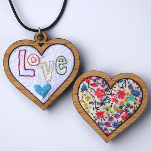 Mini Stitchery Frames 1.5" Heart