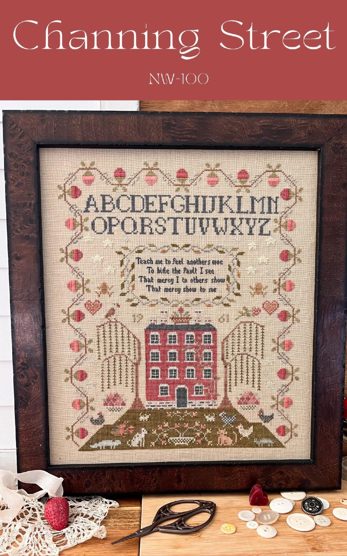 Channing Street - Cross Stitch Pattern by Annie Beez Folkart