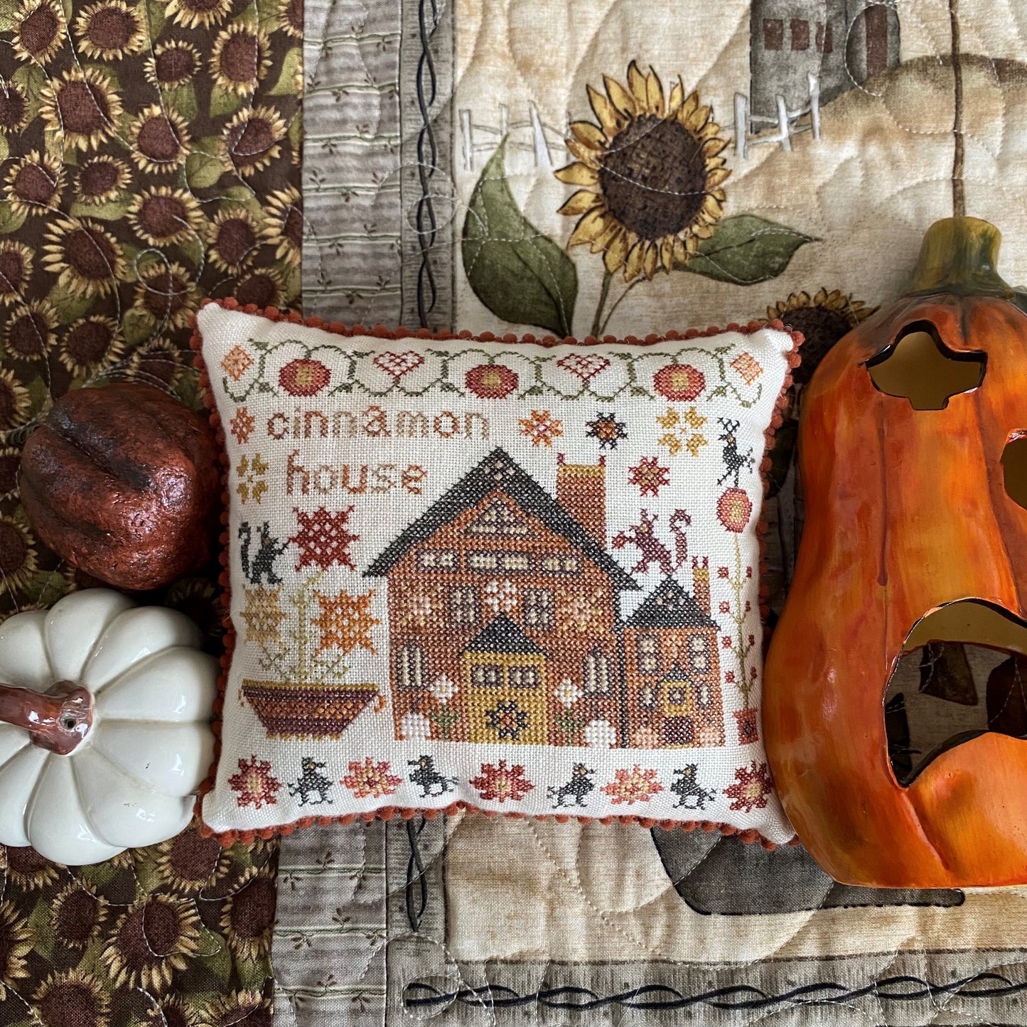 Cinnamon House - Cross stitch pattern by Pansy Patch