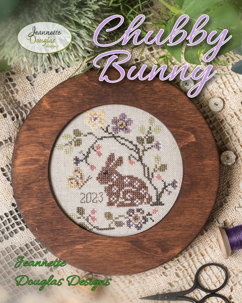 Chubby Bunny - Cross Stitch Pattern by Jeannette Douglas