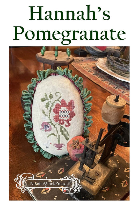 Hannah's Pomegranate Pinkeep - Cross Stitch Pattern by Needlework Press