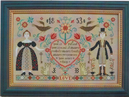 Love Never Fails - Cross Stitch Pattern by Barbara Ana