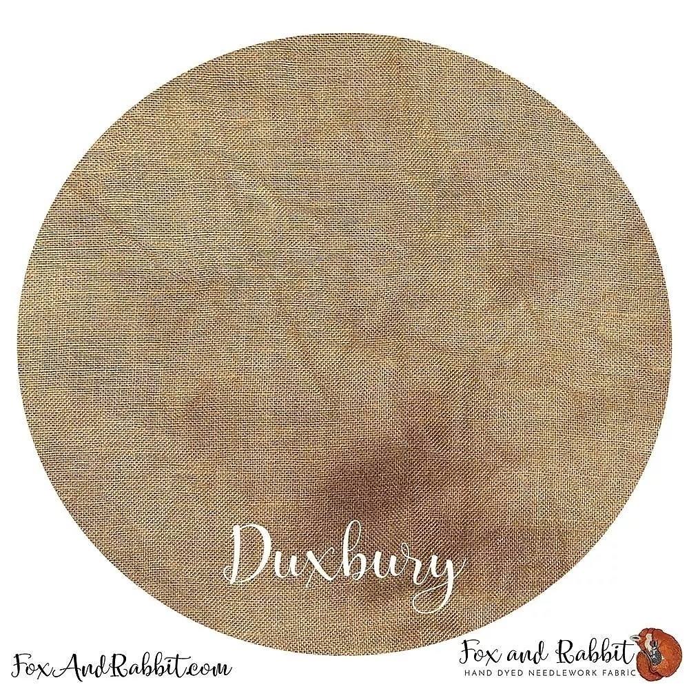 Fox and Rabbit Hand Dyed Linen - Duxbury