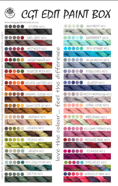 Cottage Garden Threads - Paintbox PB