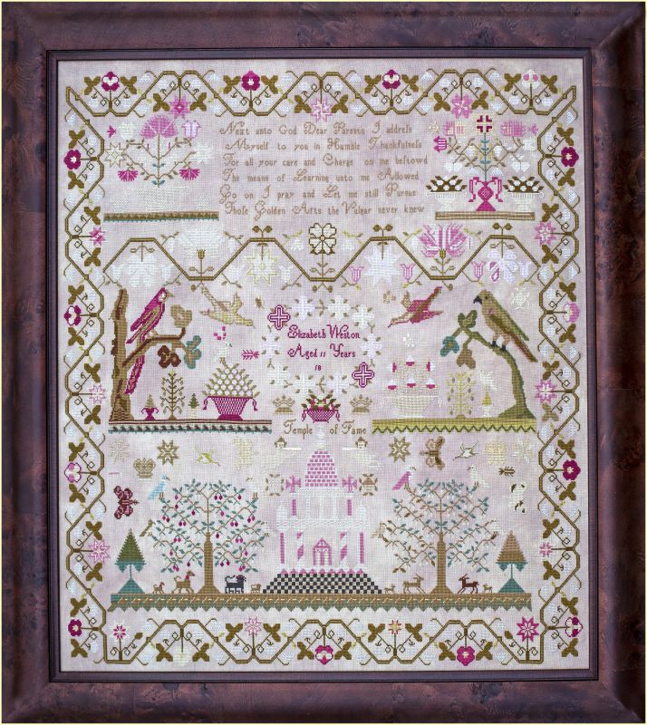 Elizabeth Weston ~ Reproduction Sampler Pattern by Hands Across the Sea Samplers