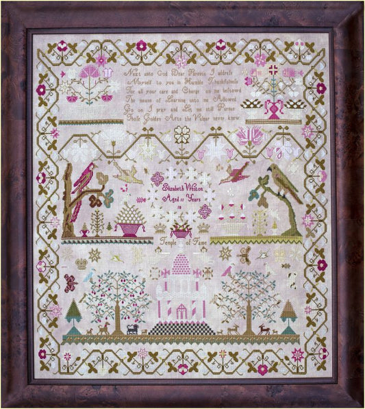 Elizabeth Weston ~ Reproduction Sampler Pattern by Hands Across the Sea Samplers