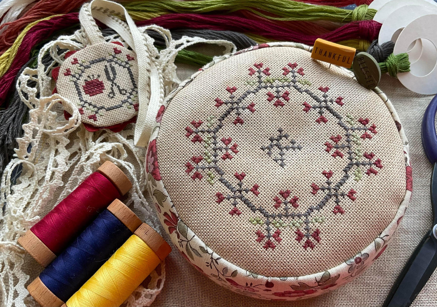 My Stitchy Things - Cross-stitch pattern by Frog Cottage Designs