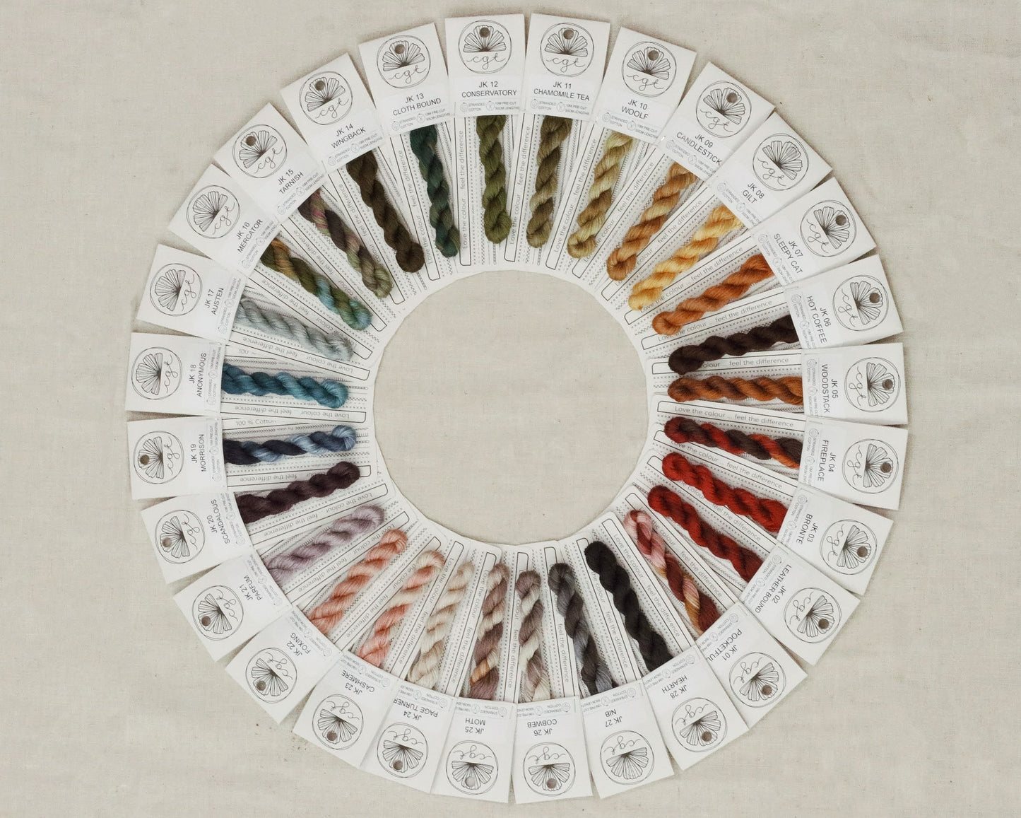 Cottage Garden Threads - Bookshelf Range Full Range