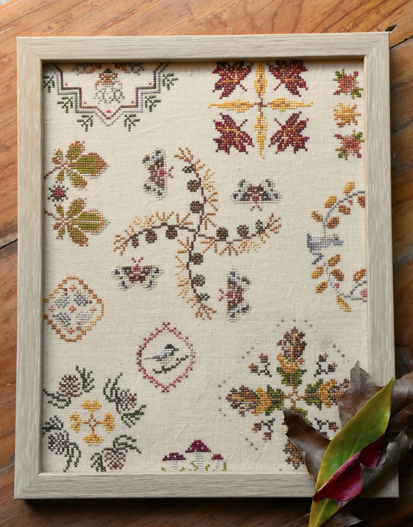Falling Leaves - Cross-stitch Pattern by Mojo Stitches
