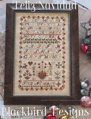 Feliz Navidad - Cross Stitch Pattern by Blackbird Designs