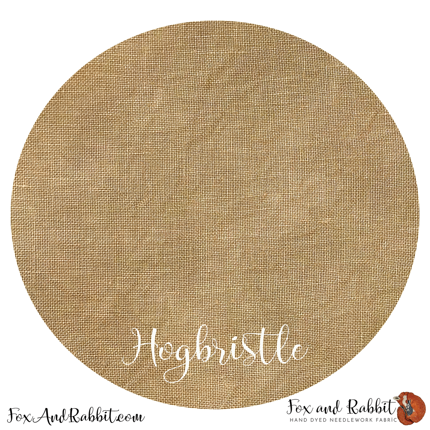 32 count Hand Dyed Linen - Hogbristle by Fox and Rabbit