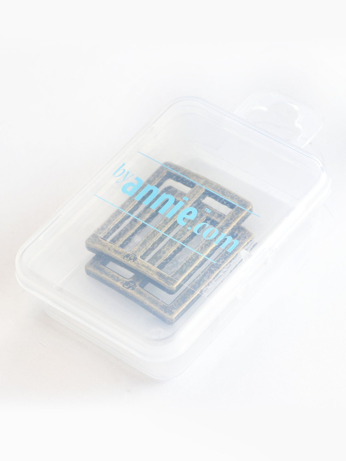 RECTANGLE RING SET OF TWO - 1 inch