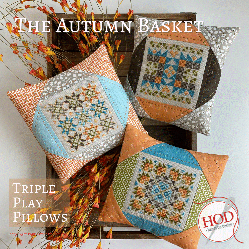 The Autumn Basket - Cross Stitch Pattern by Hands On Design