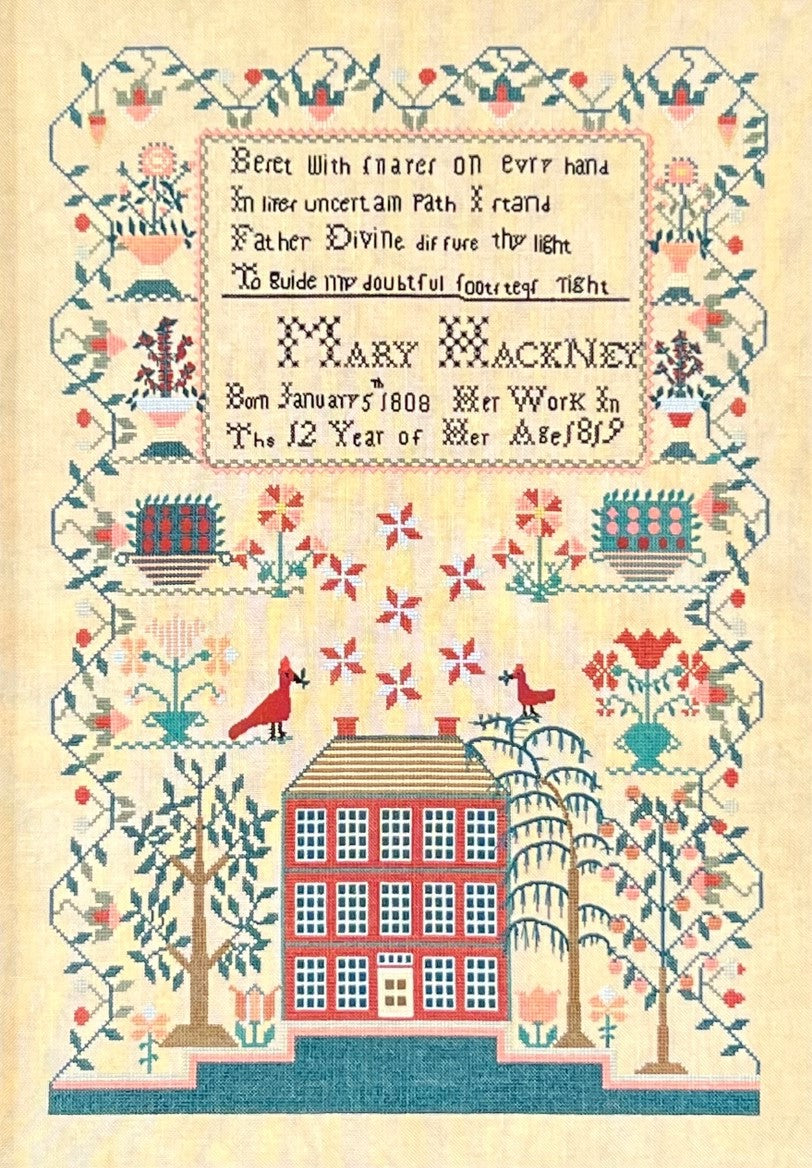 Mary Hackney 1819 - Reproduction Sampler by Queenstown Samplers