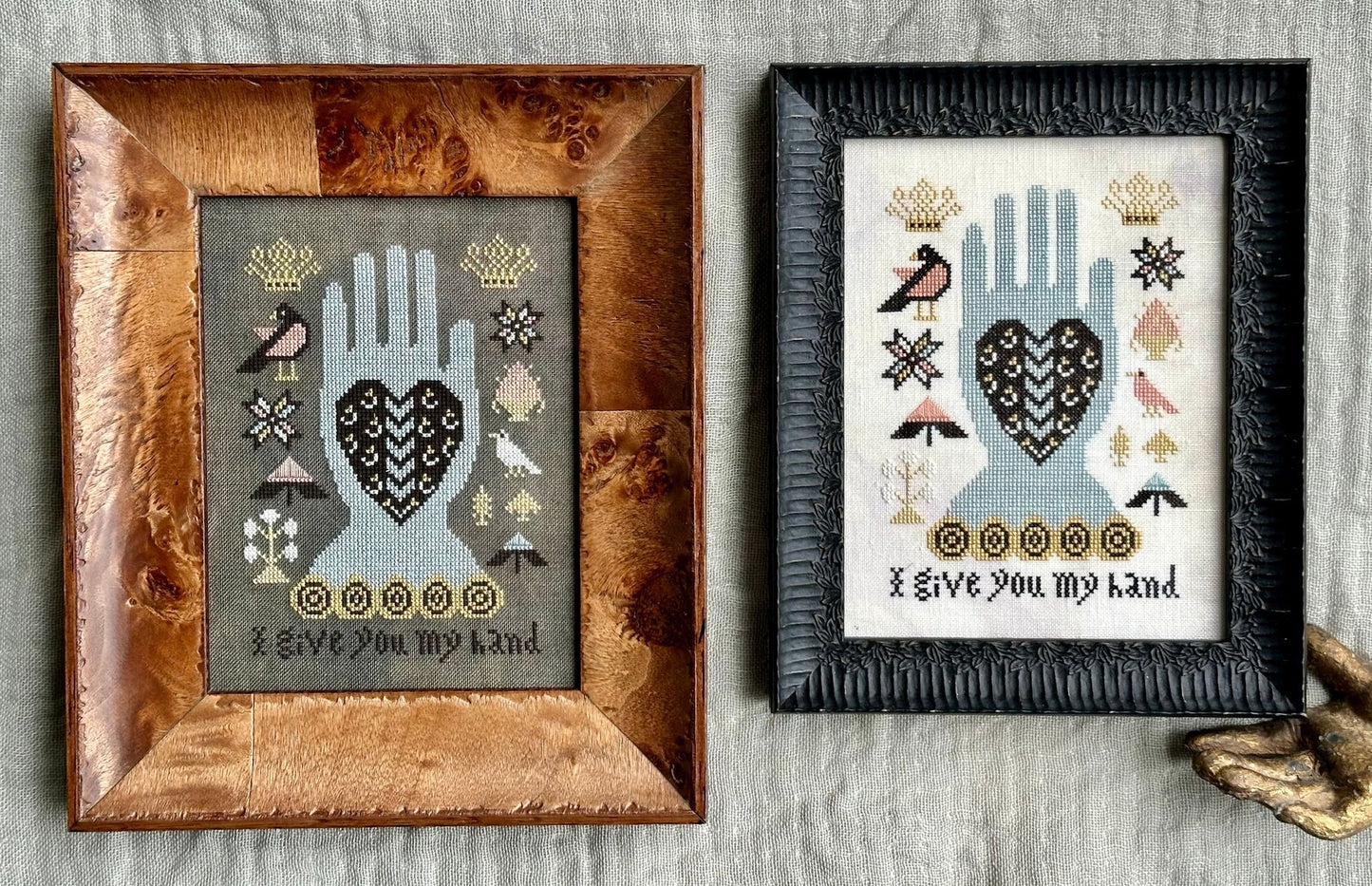 I give you my Hand - Cross Stitch Pattern by Kathy Barrick