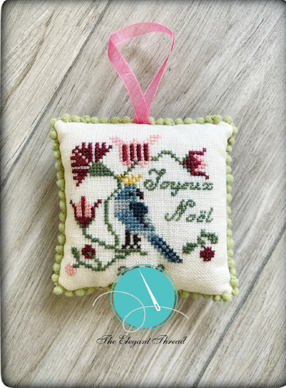 Joyeux Noel Ornament- Cross Stitch Chart