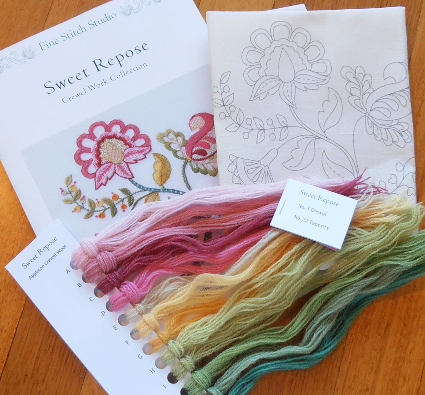 Crewel Embroidery Kit ~ Sweet Repose