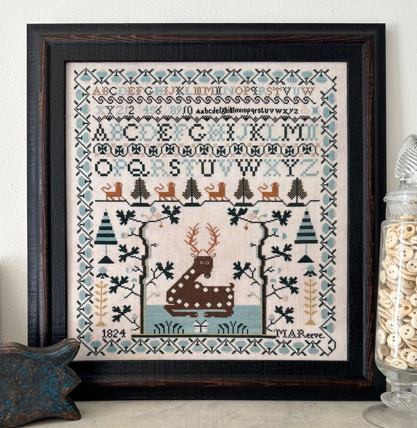 MA Reeve 1824 - Cross Stitch Pattern by Kathy Barrick