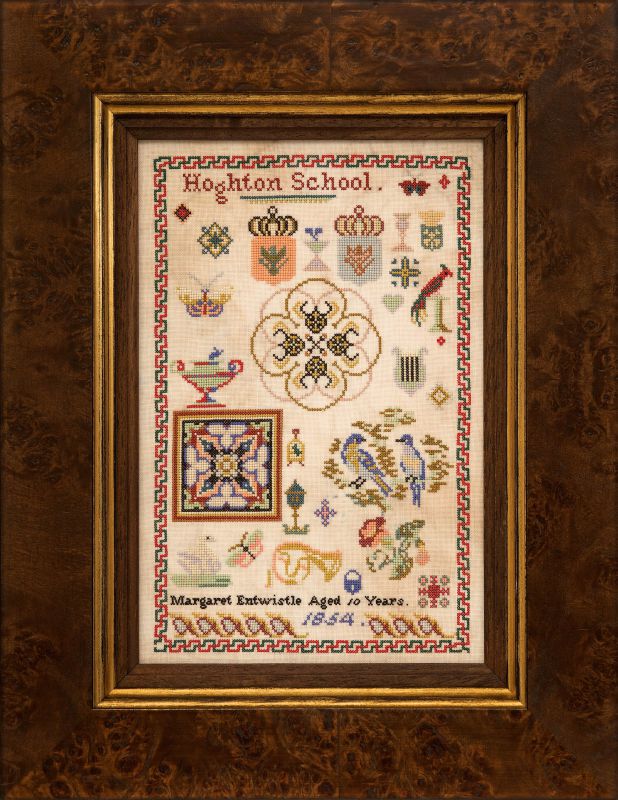 Margaret Entwistle 1854 - Reproduction Sampler Pattern by Hands Across the Sea Samplers