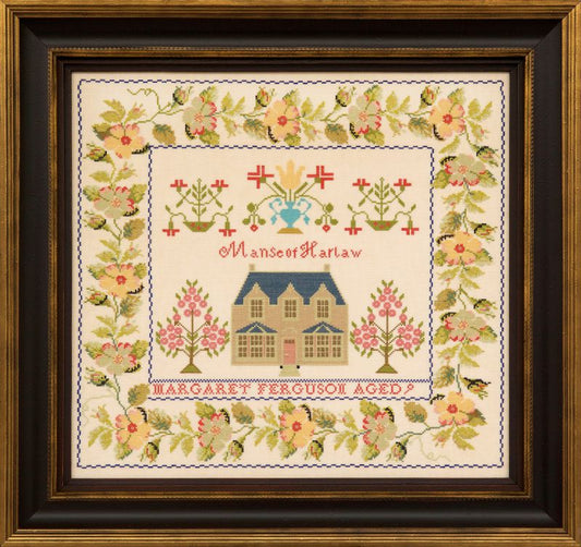 Margaret Ferguson ~ Reproduction Sampler Pattern by Hands Across the Sea Samplers
