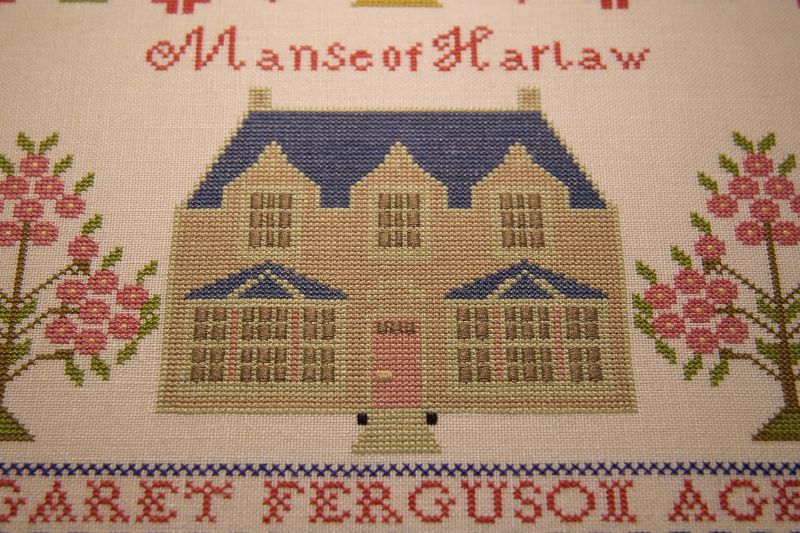 Margaret Ferguson ~ Reproduction Sampler Pattern by Hands Across the Sea Samplers