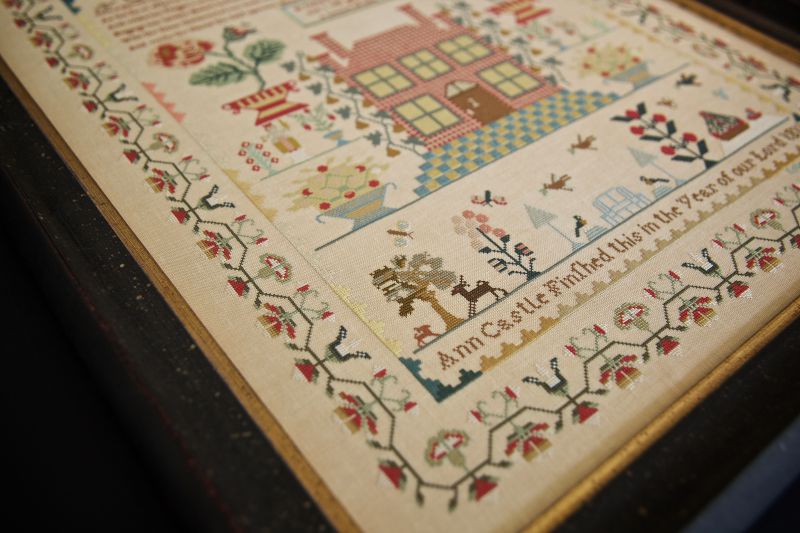 Ann Castle 1811 ~ Reproduction Sampler Pattern by Hands Across the Sea Samplers
