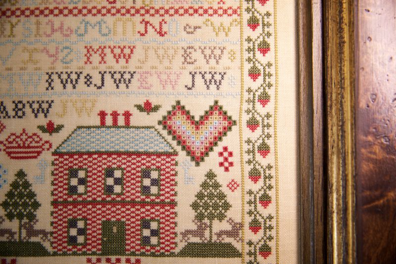 Jessie Watson c.1816 - Reproduction Sampler Pattern by Hands Across the Sea Samplers (PDF)