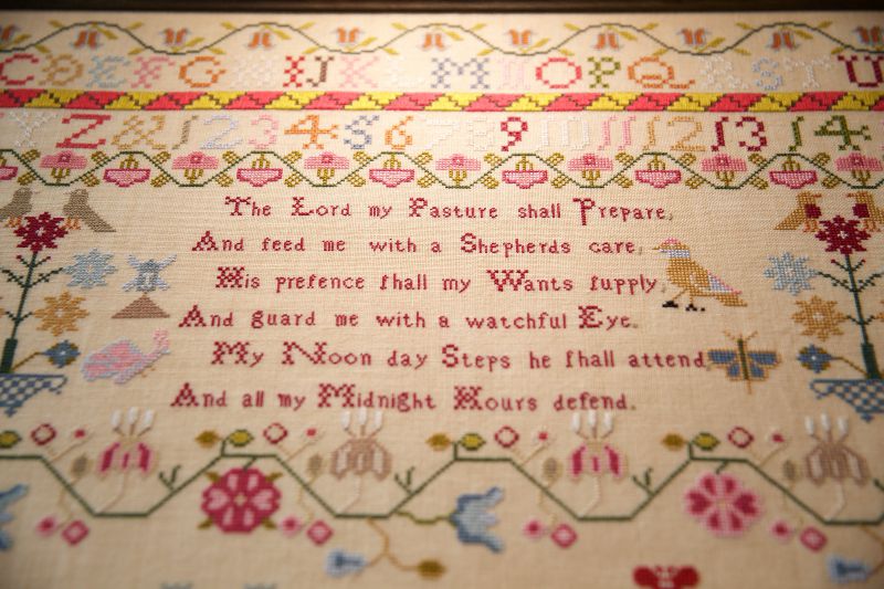 Matilda Swallow 1820 ~ Reproduction Sampler Pattern by Hands Across the Sea Samplers