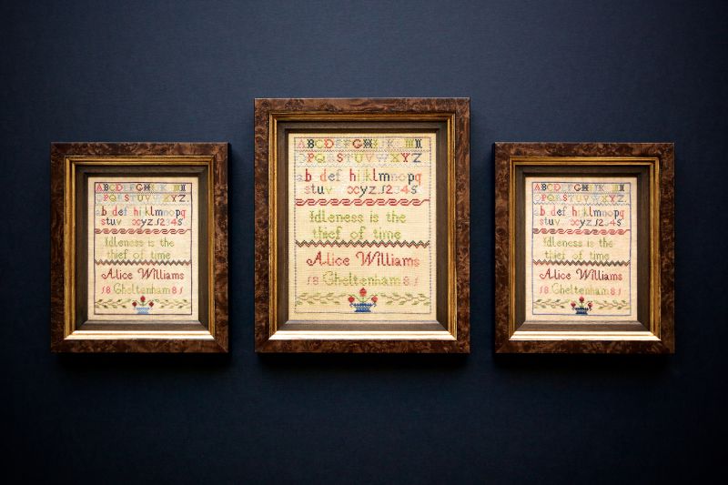 Alice Williams 1881 ~ Reproduction Sampler Pattern by Hands Across the Sea Samplers(PDF)