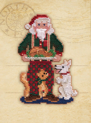 Christmas Day Santas - Mill Hill Kits