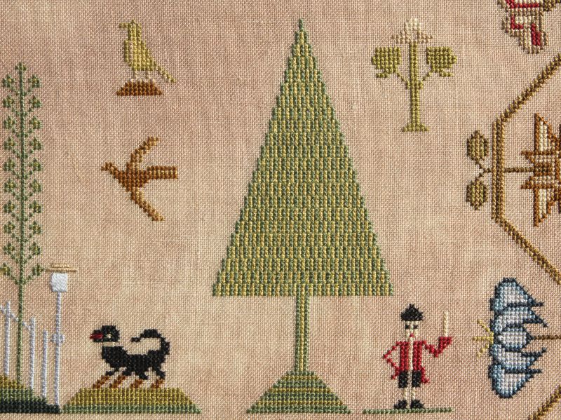 Mary Lea 1793 ~ Reproduction Sampler Pattern by Hands Across the Sea Samplers