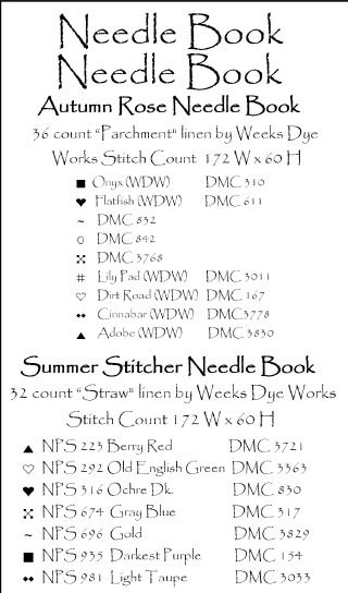 Needlebook Needlebook - Cross Stitch Pattern by La D Da