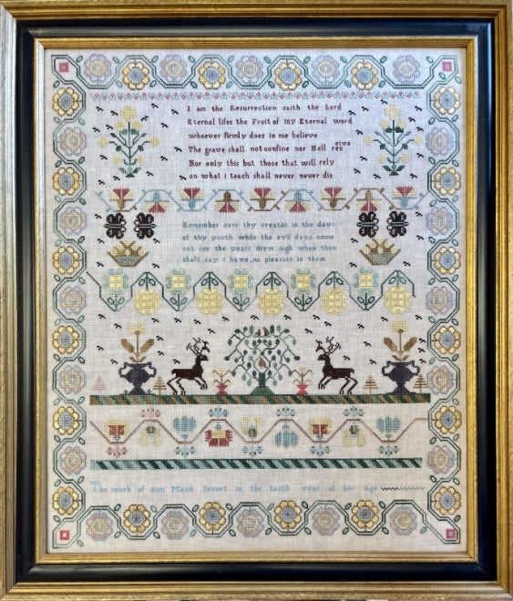 Ann Mack Jennet - Reproduction Sampler by Needlework Press