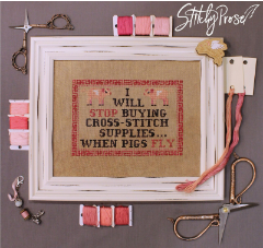 When Pigs Fly - Cross Stitch Pattern by Stitchy Prose