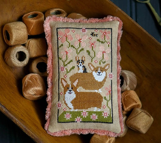 Corgi Caboodle - Cross Stitch Pattern by Plum Street Samplers