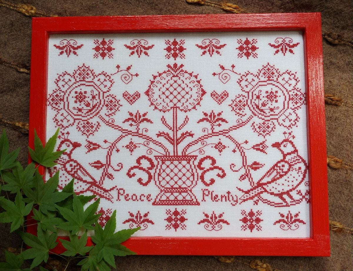 Peace & Plenty: A New Year's Wish - Cross Stitch Pattern by Mojo Stitches