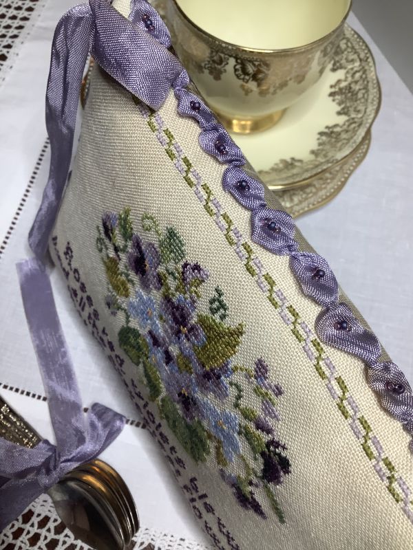 Spring Violets - Cross Stitch design (PDF)