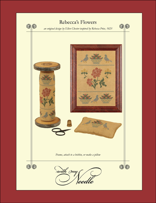 Rebecca's Flowers - Cross Stitch Pattern by Ellen Chester