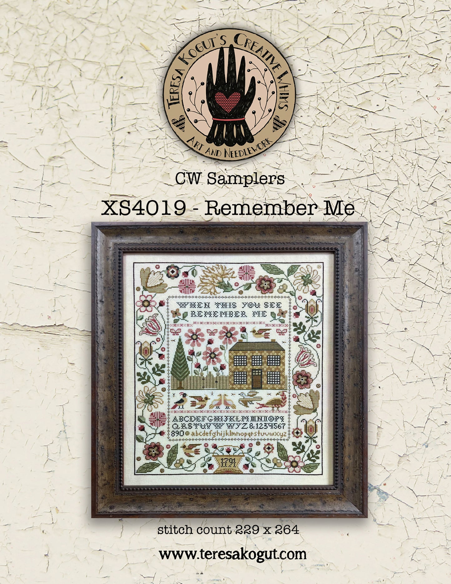 Remember Me  - Cross Stitch Pattern by Teresa Kogut