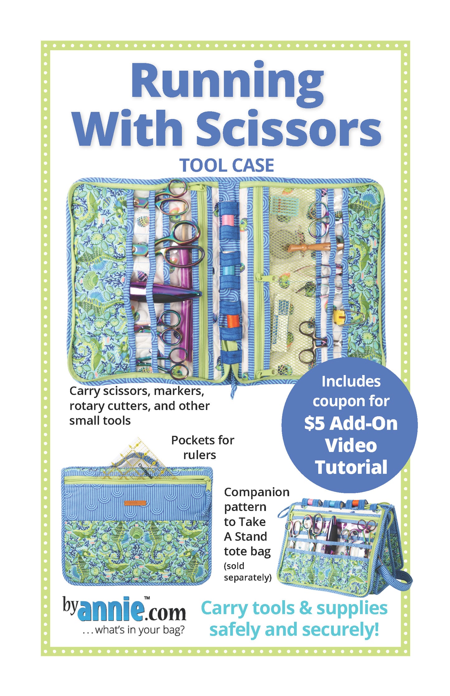 Running With Scissors Tool Case - Pattern ByAnnie