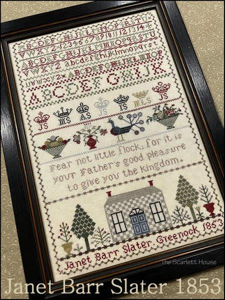 Janet Barr Slater 1853 - Cross Stitch Pattern by The Scarlett House