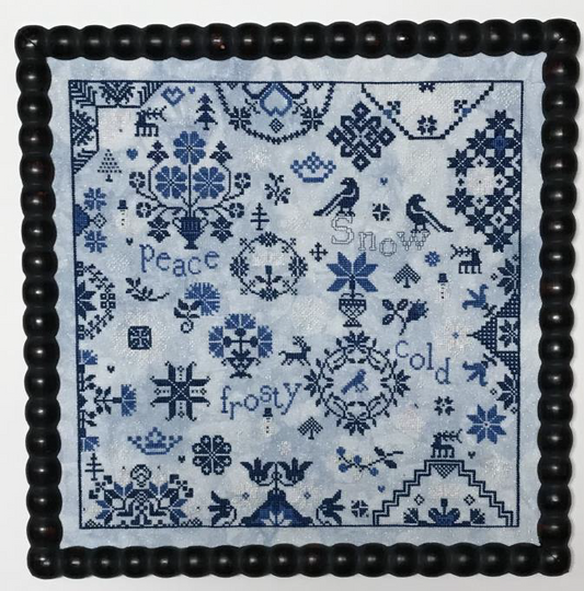 Simple Gifts Snow - Cross Stitch Pattern by Praiseworthy Stitches