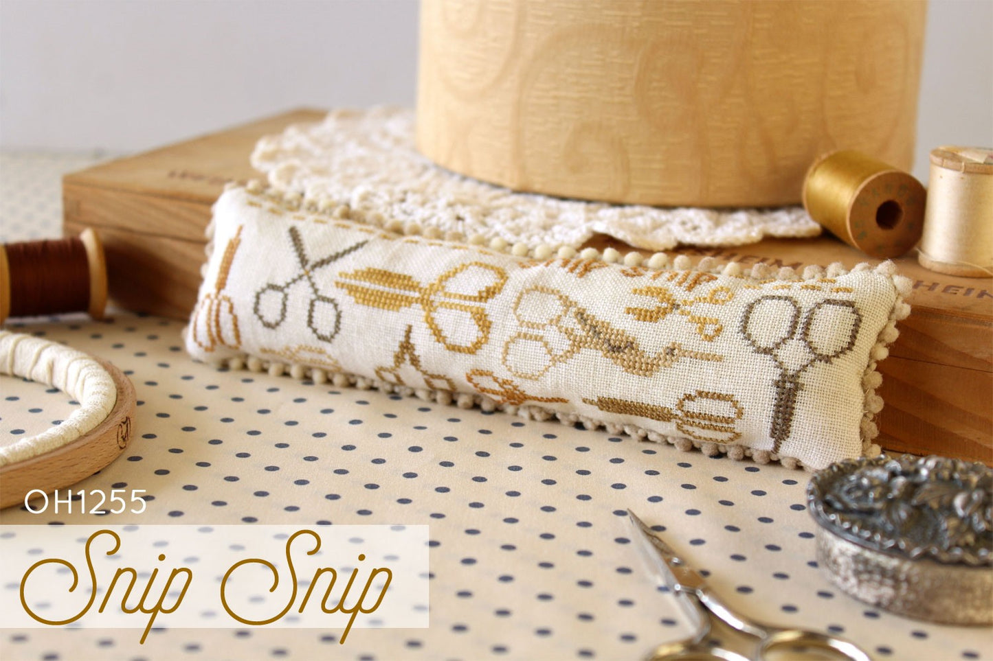 Snip Snip - Cross Stitch Pattern by October House Fiber Arts