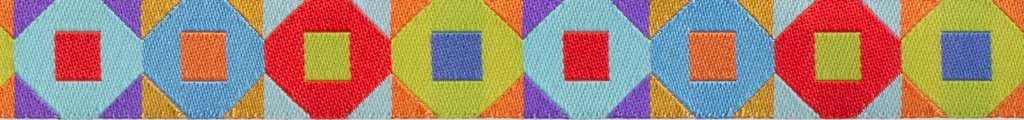 Green & Orange Ribbon - Fresh Cut by Sue Spargo