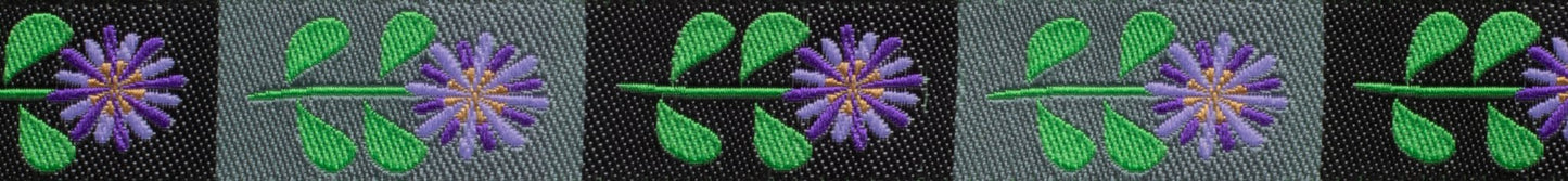 Daisies Purple Ribbon - Fresh Cut by Sue Spargo