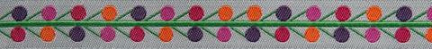 Mini Dots on Grey Ribbon by Sue Spargo