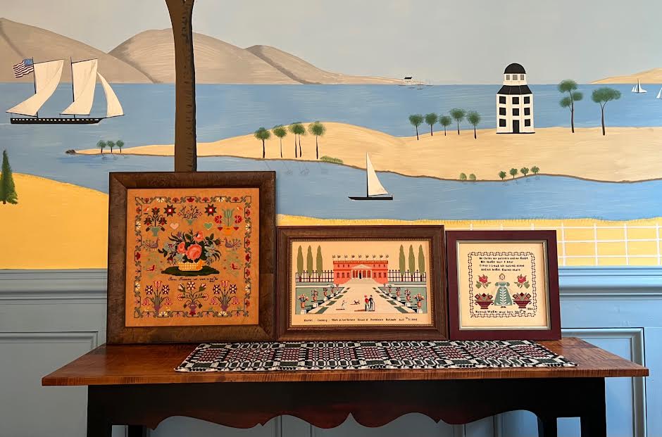 Hannah Wolger - Reproduction Sampler Chart by Queenstown Samplers